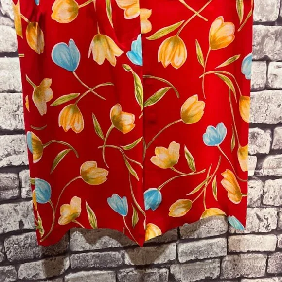 Harolds Red, Green, Blue & Yellow Skirt Size 14 - Picture 6 of 8